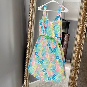 Lilly Pulitzer Fit and Flare Sundress with Belt 6